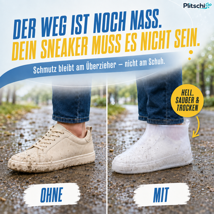 PlitschiGo 💧 Trockene Sneaker. Sauber unterwegs.