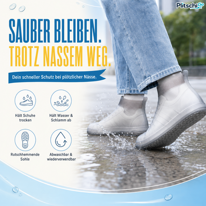PlitschiGo 💧 Trockene Sneaker. Sauber unterwegs.